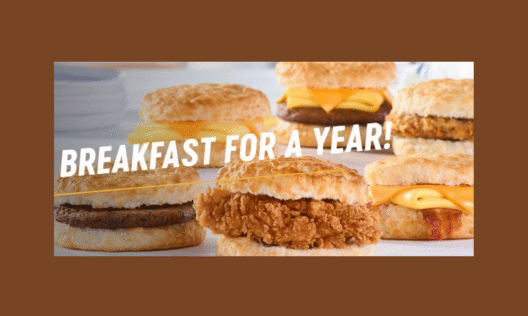 Enter to Win Bojangles Breakfast for a Year!  