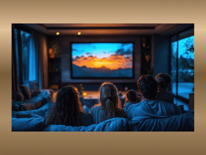 Enter to Win a Projector with a 105-Inch Screen and a Ceiling Mount! 