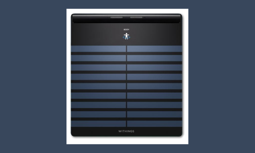 This is a photo of the Writhings body scan smart scale which is a part of this health bundle giveaway!