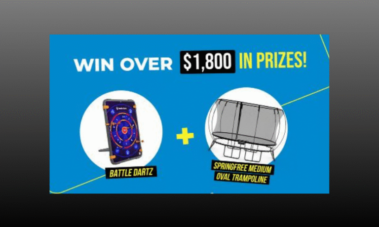 Enter to Win a $1,900 Trampoline and Backyard Dart Game Duo!