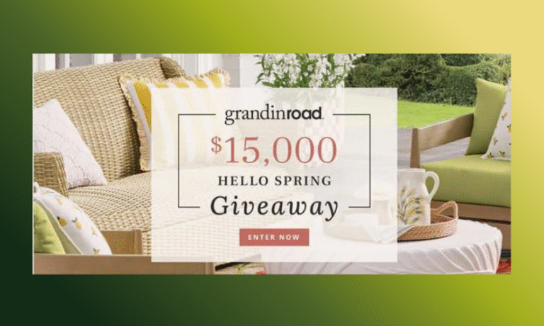 Enter to Win a $5,000 Grandin Road Gift Card for Furniture and Decor!