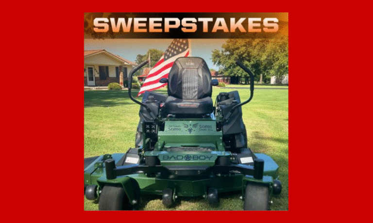 Enter to Win a Bad Boy Military Edition ZT Elite 60” Zero Turn Lawn Mower! 